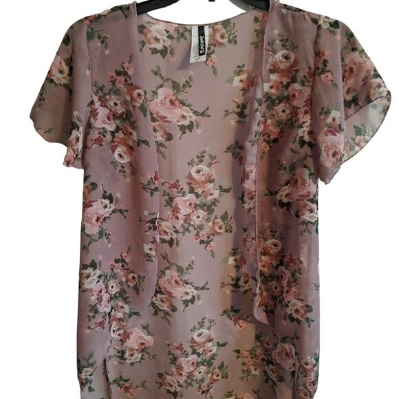 InstaGirl Floral Kimono, L. EUC - Picture 1 of 5